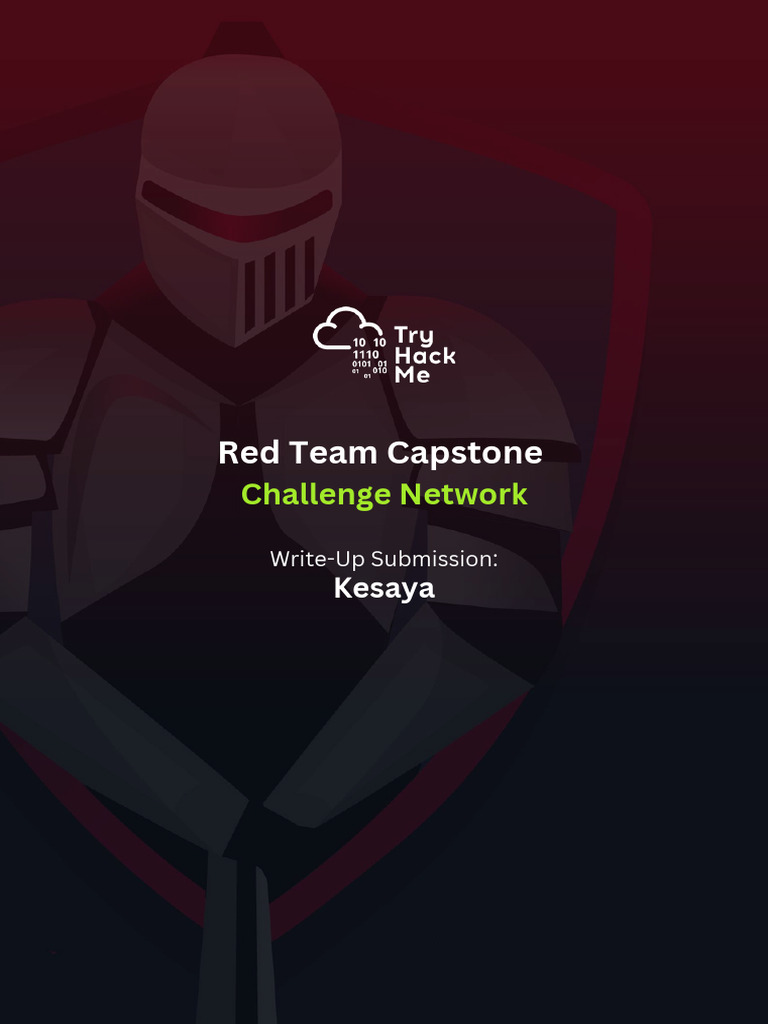 Kesaya's Red Team Challenge Write-Up | PDF | Computing | Software