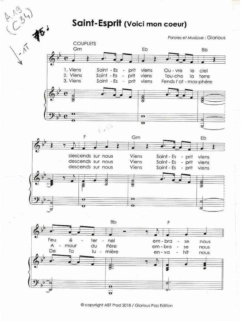 Saint Esprit (Voici Mon Coeur) PDF