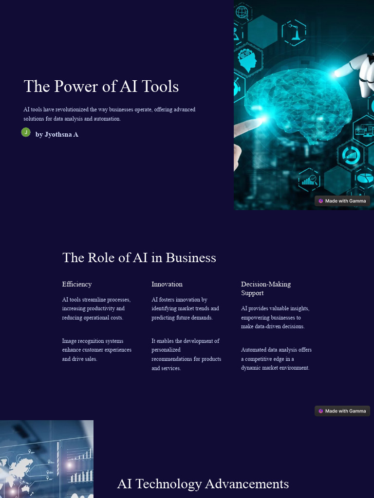 The Power Of Ai Tools Pdf Artificial Intelligence Intelligence