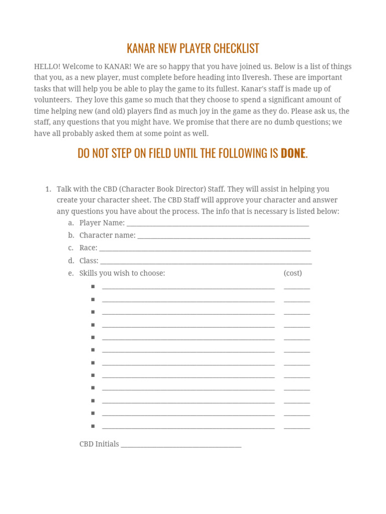 KANARNew Player Checklist 2017 | PDF | Career & Growth