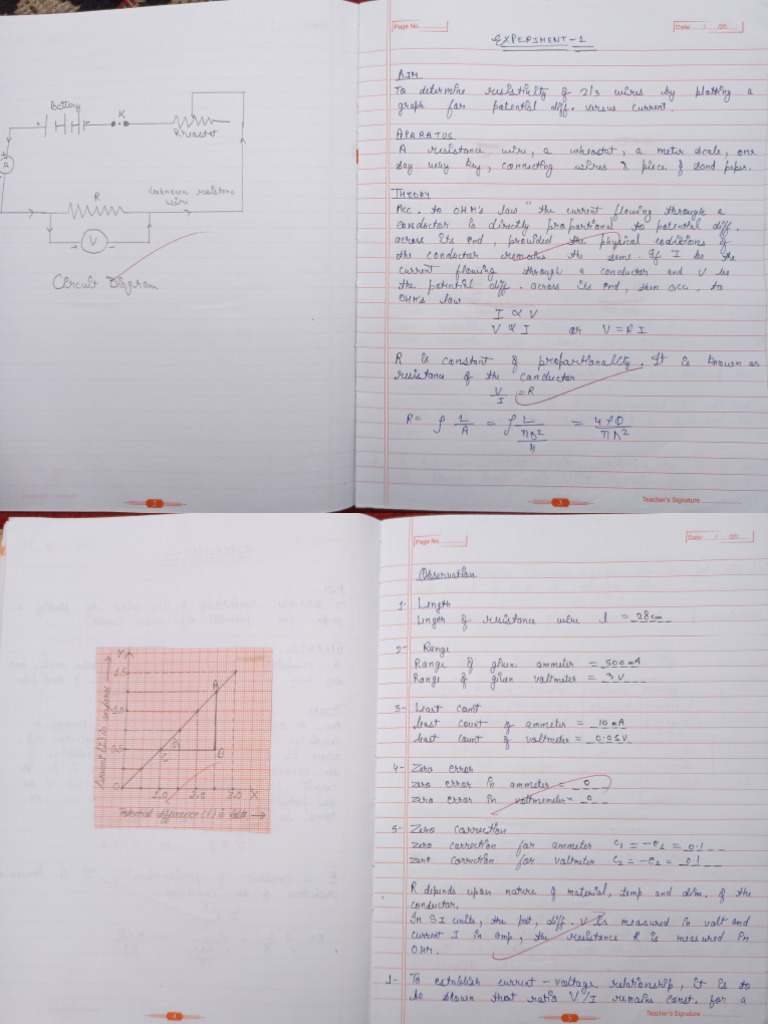 Physics Lab Manual 12 | PDF