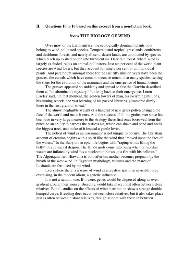 Bio of Wind PDF | PDF | Forests | Wound
