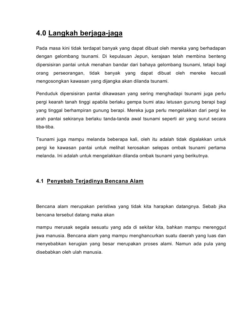 New Langkah Menangani Masalah Tsunami Pdf