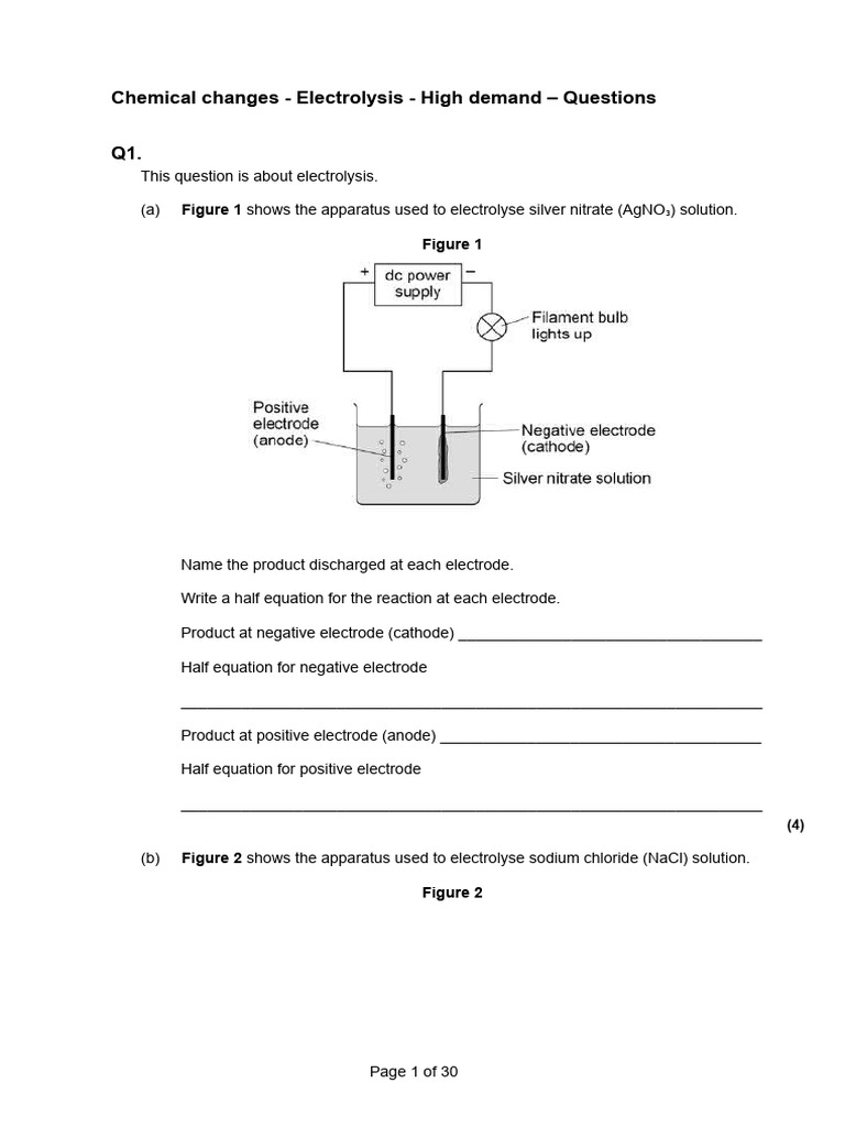 Chemical Changes Study Guide | PDF | Ion | Chlorine