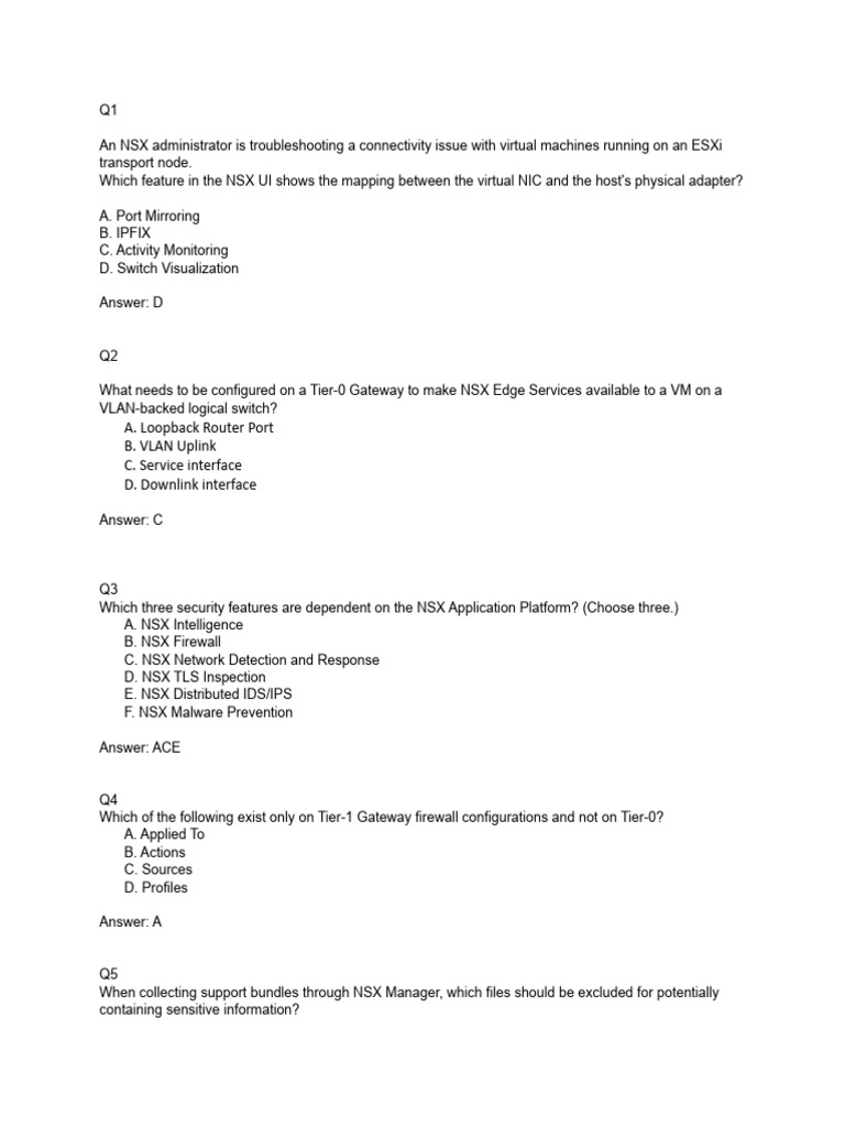 NSX Troubleshooting and Configuration Guide | PDF | Computer Network ...