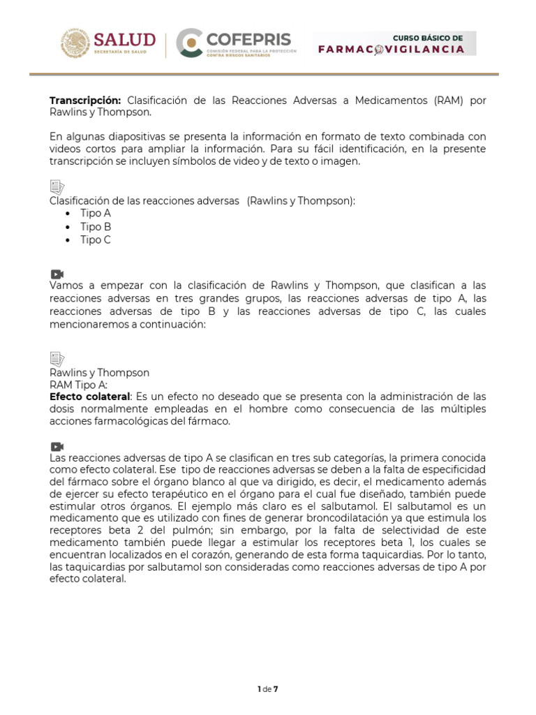 Transcripción Rawlins YThompson | Descargar gratis PDF | Medicamentos ...