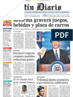 Primera Plana Listin Diario 05-12-2006