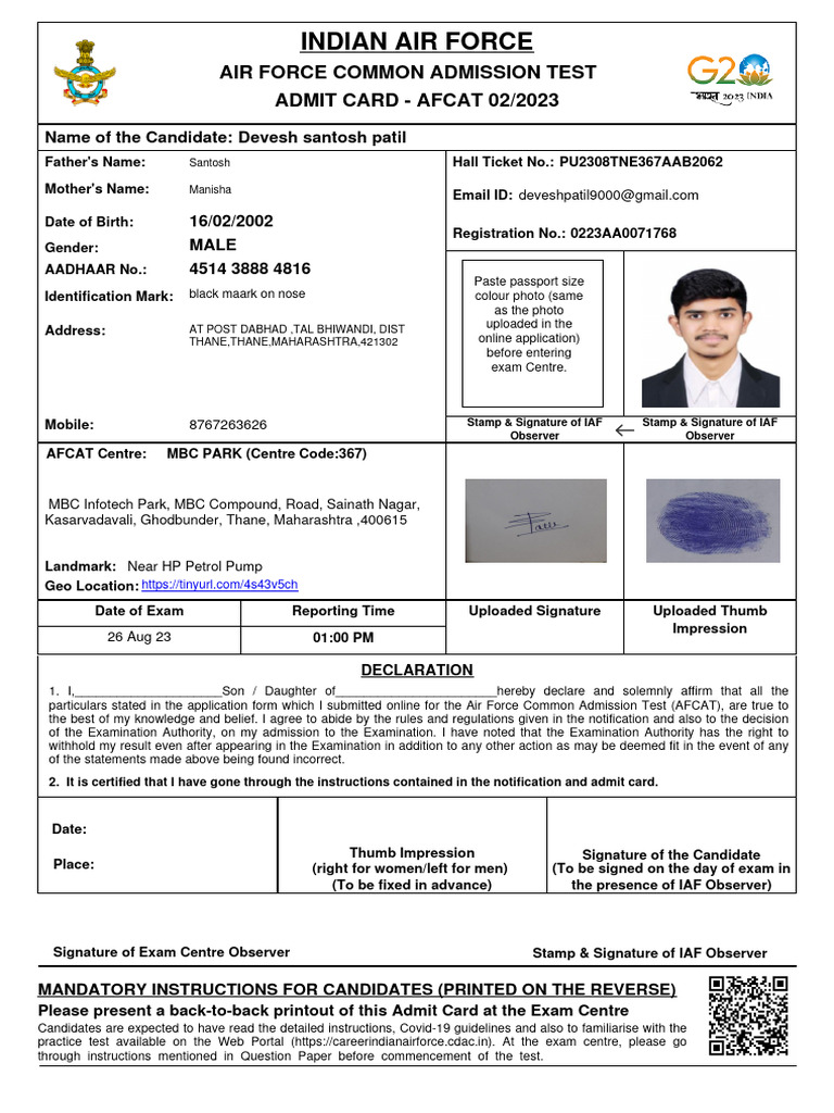 PU2308TNE367AAB2062 | PDF | Identity Document