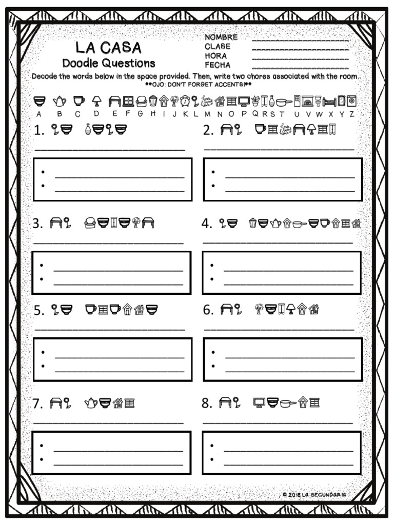 La Casa: Doodle Questions | PDF | Computers