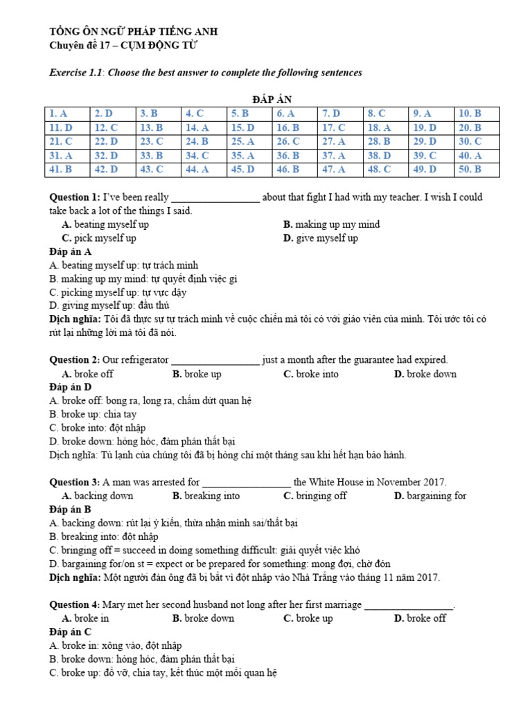 CD17 Exercise 1.1 KEY | PDF
