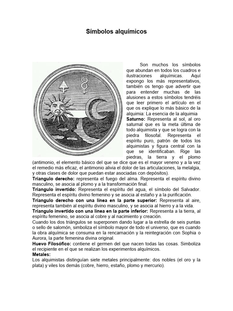 Símbolos Alquímicos | PDF | Alquimia, image size:768x1024