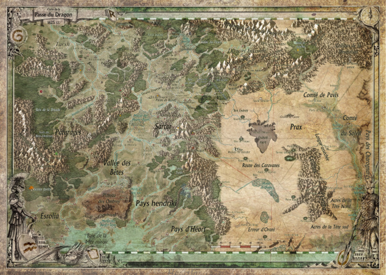 Runequest v7 - Kit - Carte Passe Du Dragon | PDF