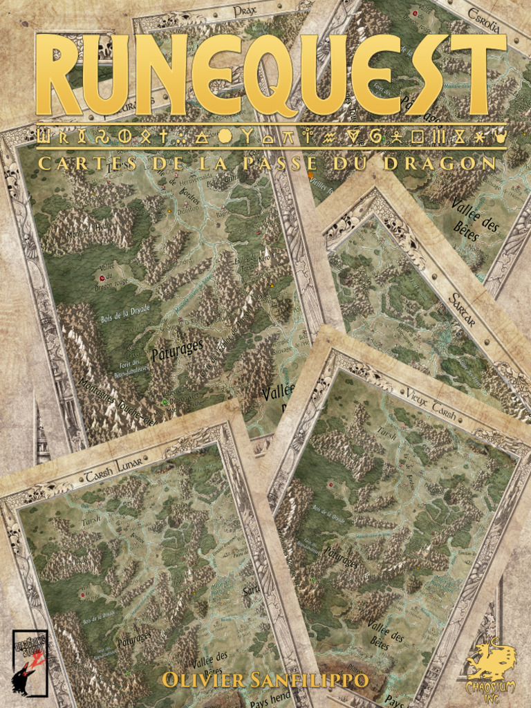 Runequest v7 - Cartes de La Passe Du Dragon | PDF