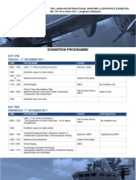 LIMA '11 - Daily Exhibition Programme As at 251111