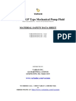 Varian Oil, GP Type Mechanical Pump Fluid: Material Safety Data Sheet