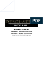 D E S O L A T E Game Design-Revamped