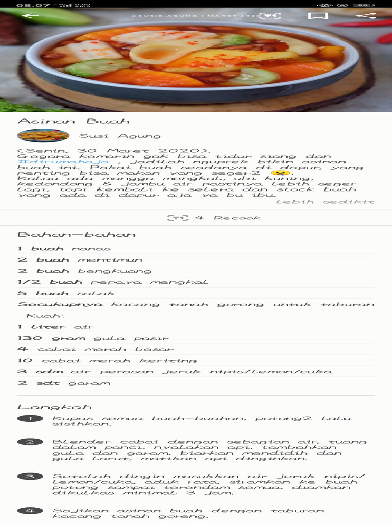 Resep Masakan | PDF