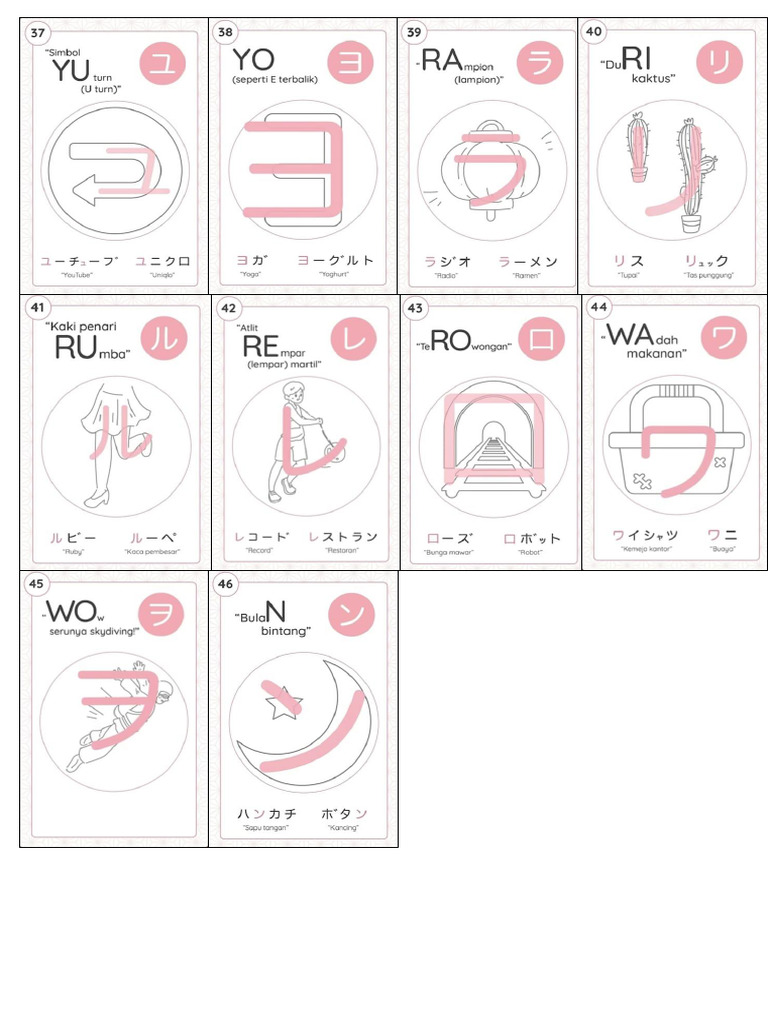 Ilustrasi Hiragana Pdf