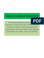 United Colors of Benetton Assignment