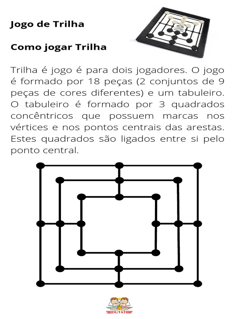 Regras do Jogo de Trilha para Imprimir | PDF