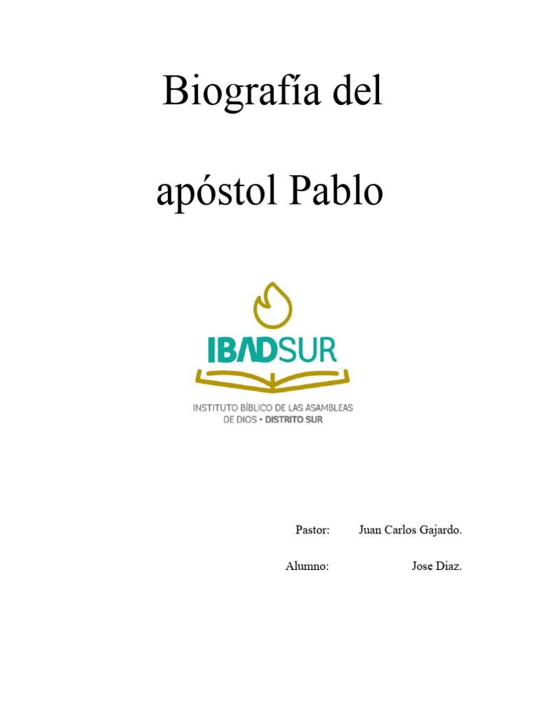 Biograf a Del Ap stol Pablo PDF - 1723331792