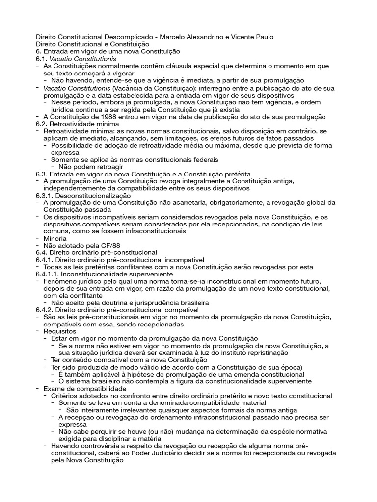 05 - A Teoria Do Poder Constituinte | PDF | Constituição | Emenda ...