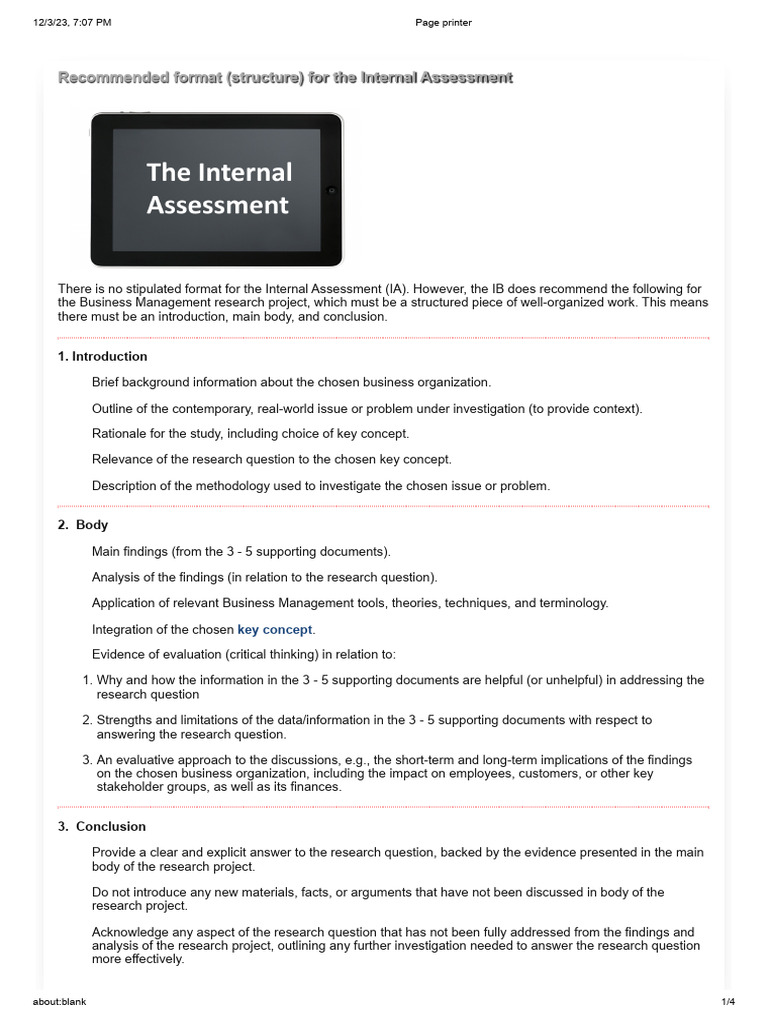 IA Format | PDF | Evaluation | Information Science