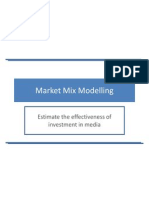 Marketing Mix Modelling Case Study