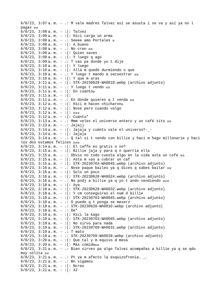 Chat de WhatsApp Con ( PDF