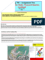 Area Chosen For Study: Wynyard Quarter, Auckland: Planning 701-Assignment Two