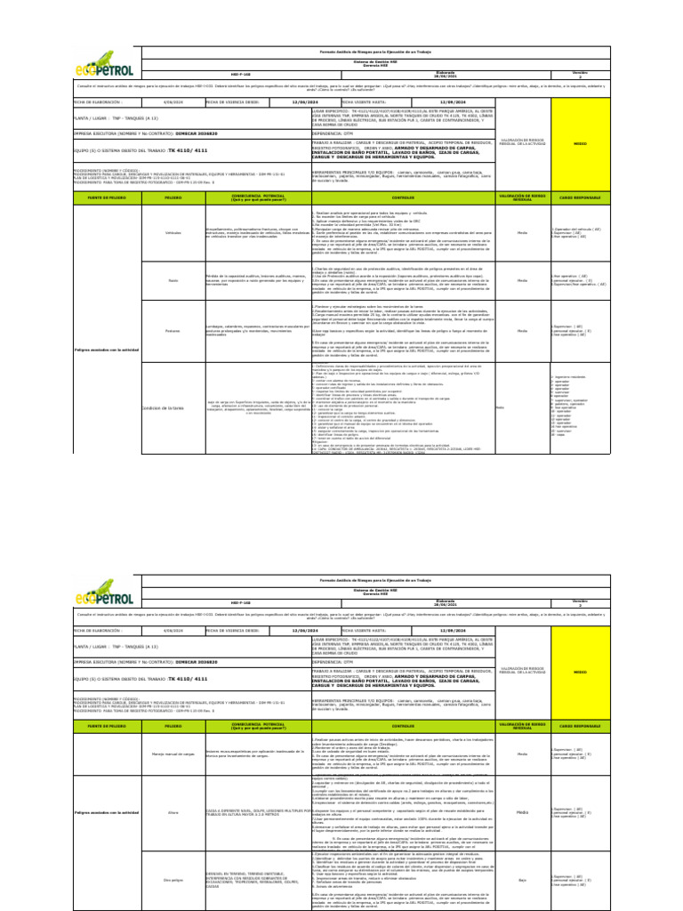 Tk 4110 y 4111 armado de andamios movilizacion de equipos 1 pdf