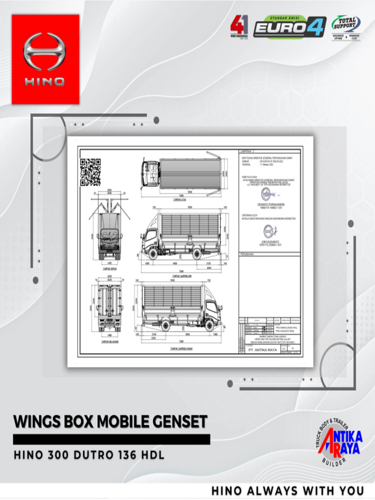 Brosur Hino Antika E Cataloque Lkpp 2024 Pdf