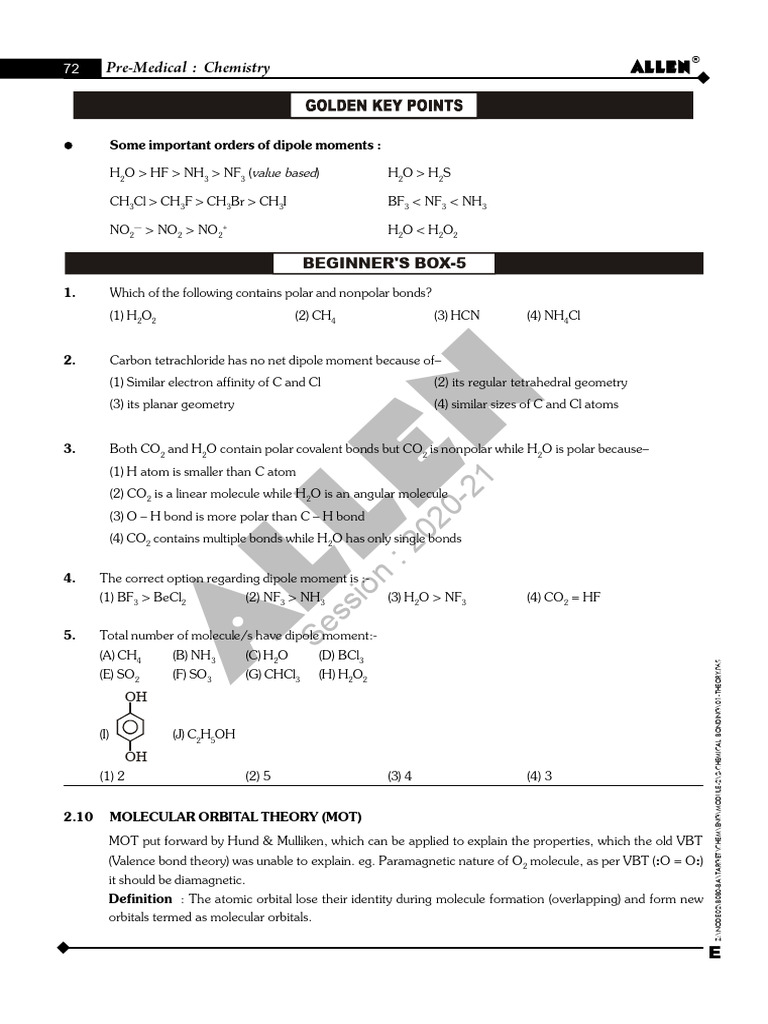 Molecular Orbital Theory Download Free Pdf Molecular Orbital