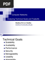 Technical Goals of Networks