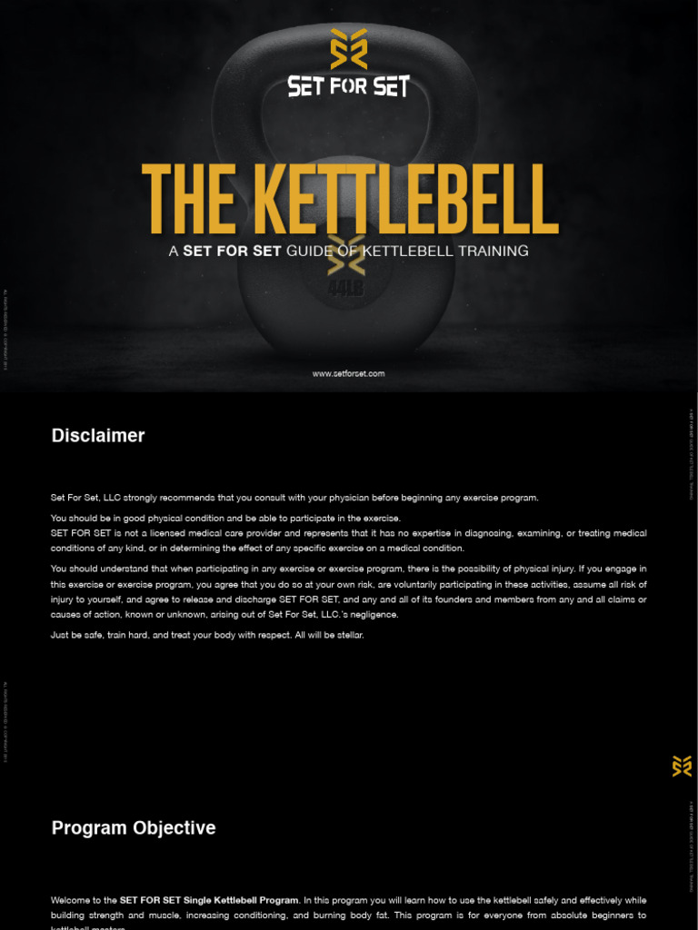 Kettlebell Training Guide | PDF | Kettlebell | Physical Fitness
