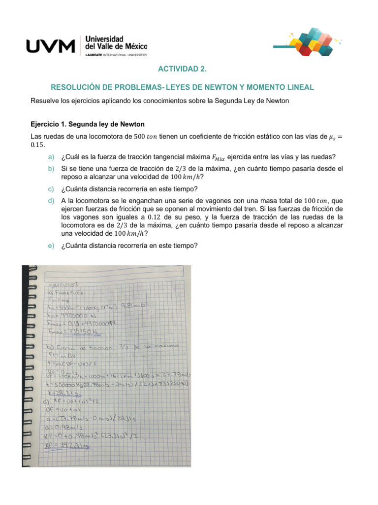 A2 Rmma | PDF | Fuerza | Fricción