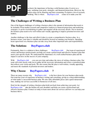 Fedex Ground Business Plan Template