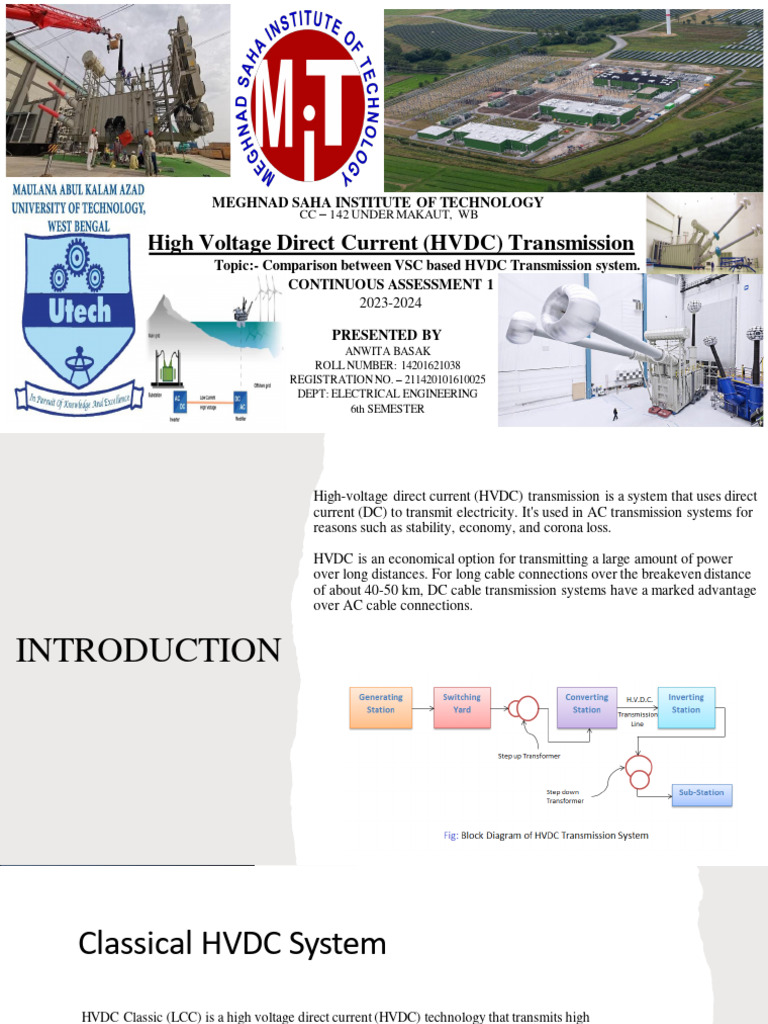HVDC Classic vs. VSC Systems Analysis | PDF | High Voltage Direct ...
