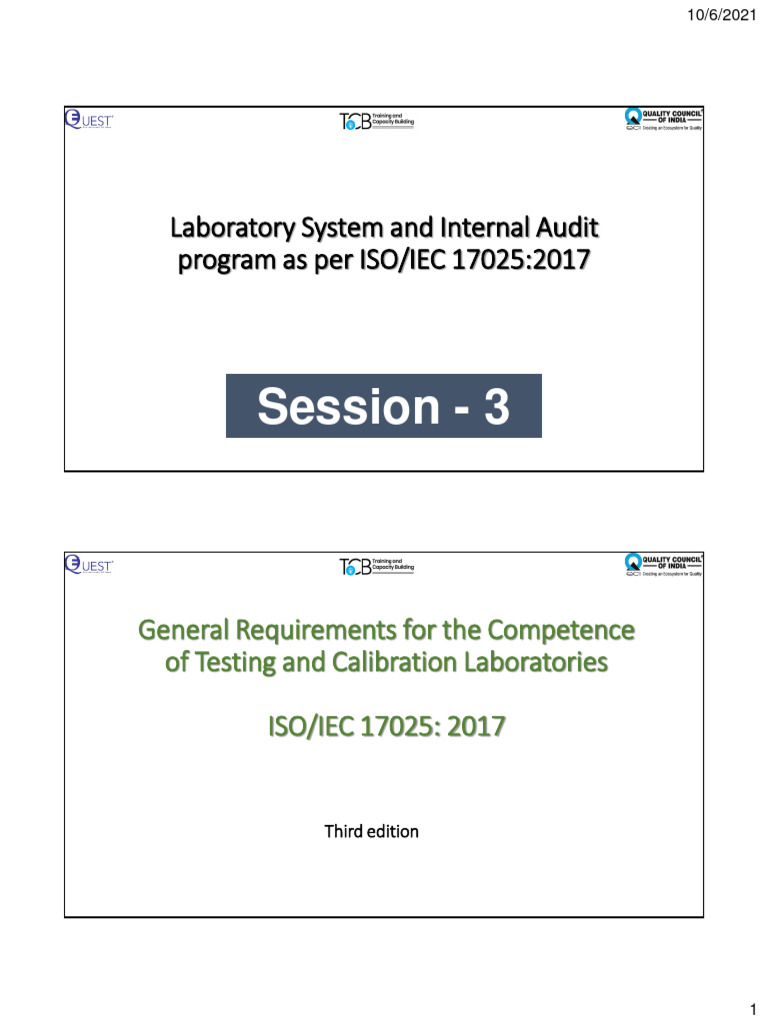 ISO 17025: Calibration Frequency Guide | PDF | Verification And ...