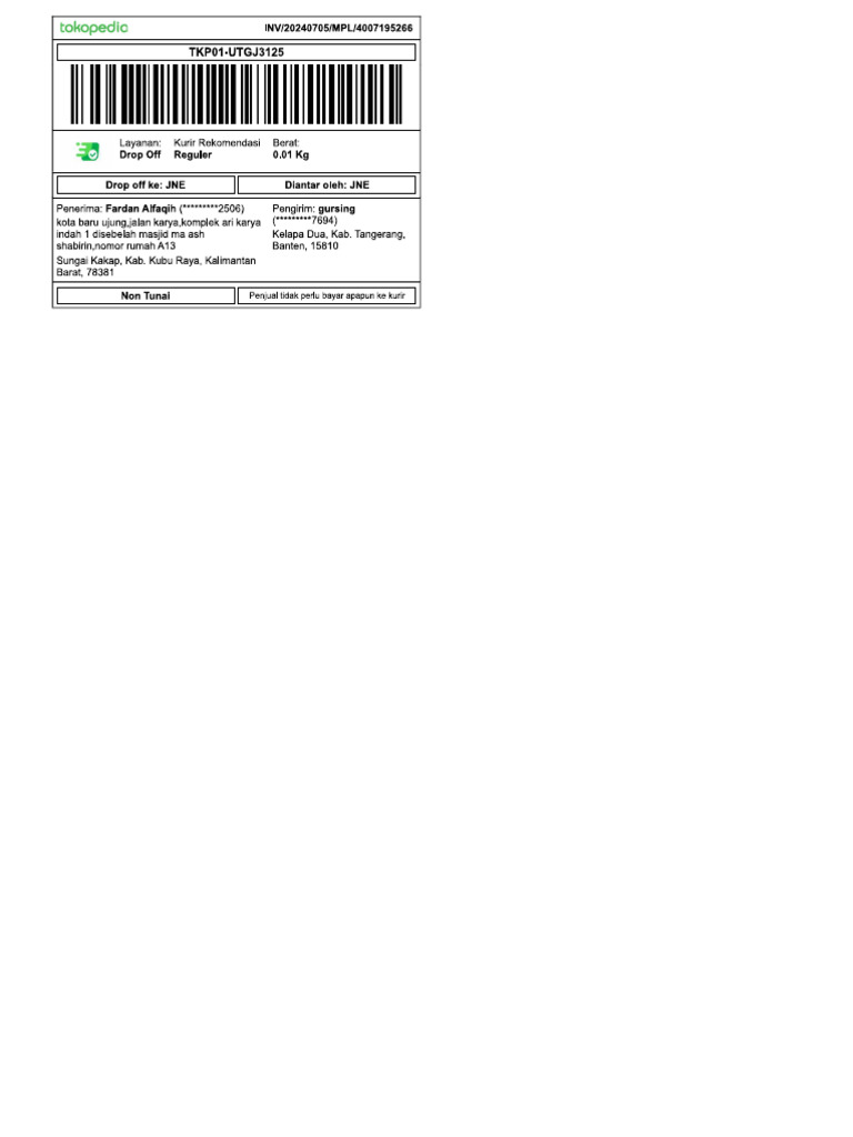 Label pengiriman hemat 1 66 pdf