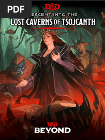 DND 5e Descent Into The Lost Caverns of Tsojcanth