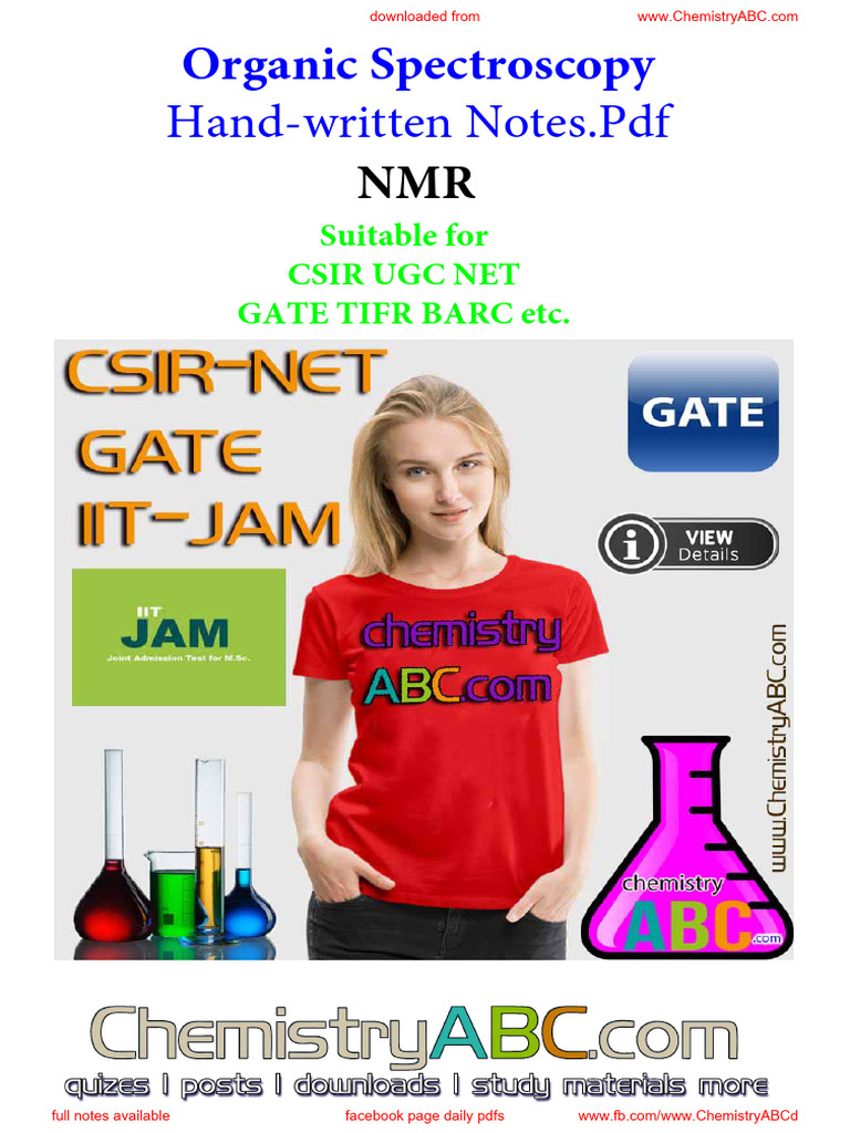 Hand-Written Notes - PDF: Suitable For Csir Ugc Net Gate Tifr Barc Etc ...