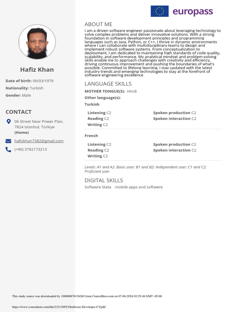 Software Developer Profile Summary | PDF | Software | Systems Engineering