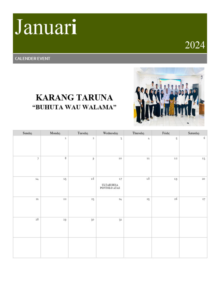 Kalender Event KT | PDF