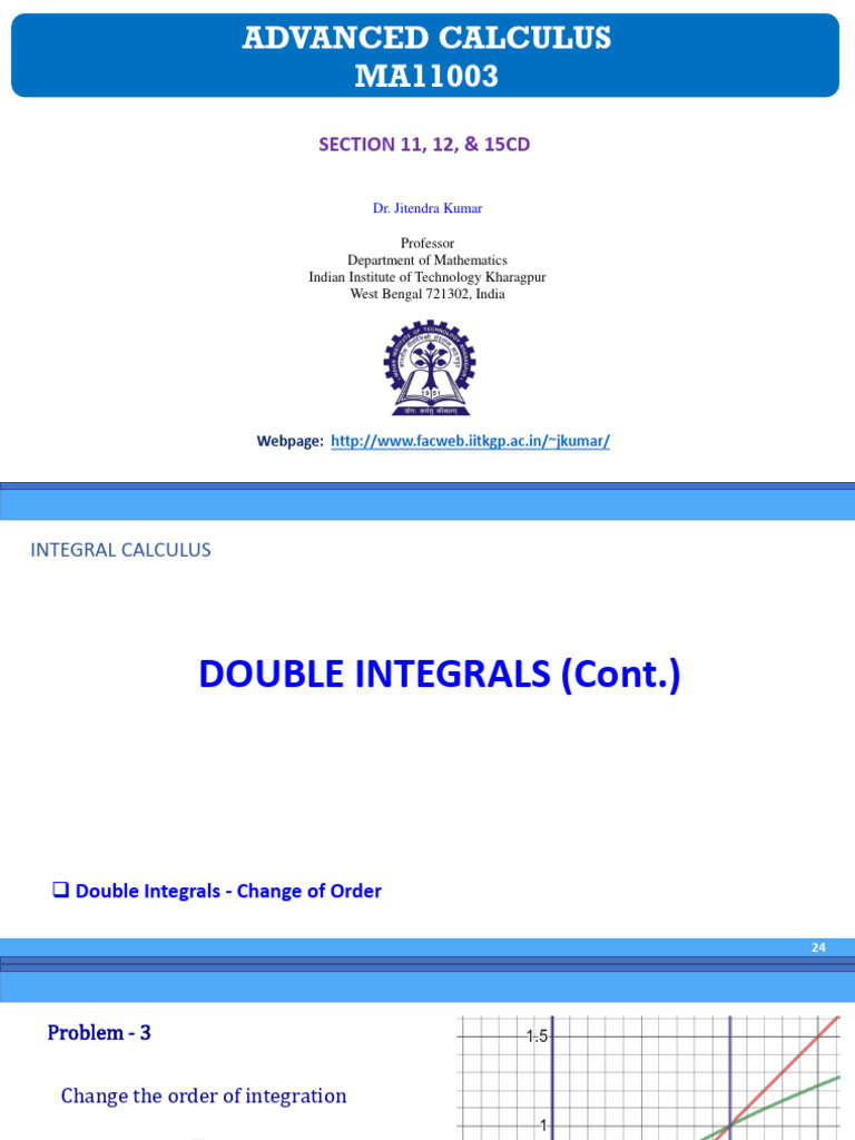 IC DoubleIntegrals Part 2 - 1430 | PDF | Integral | Pi