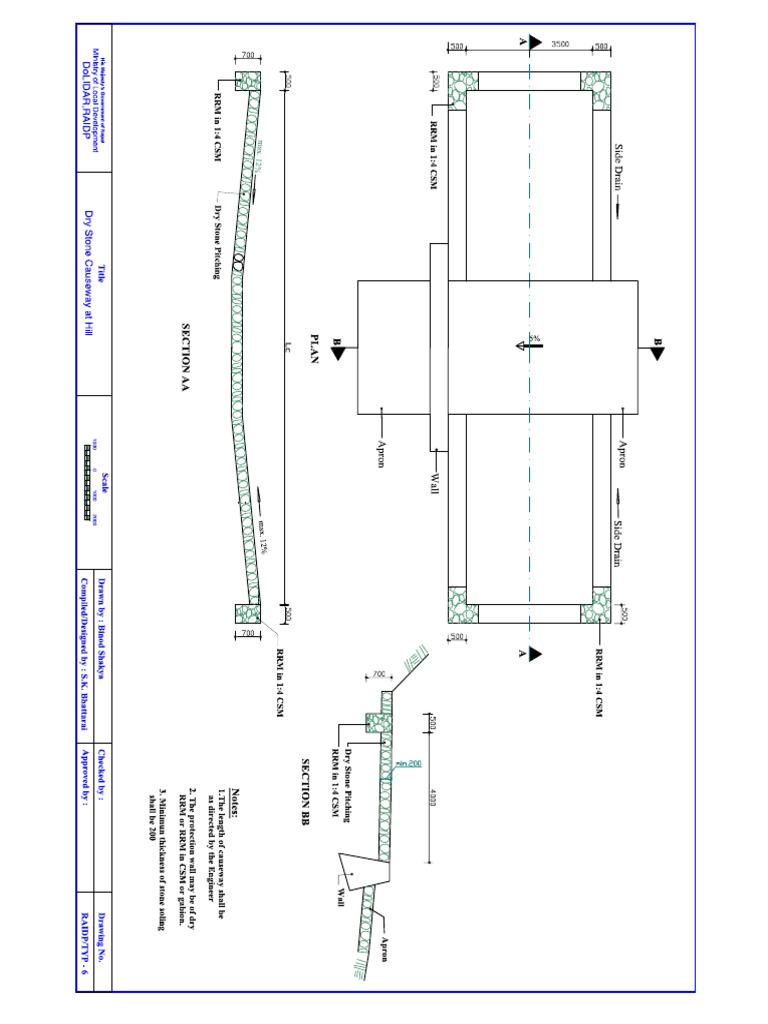 Dry Stone Causeway at Hill-6 Model | PDF