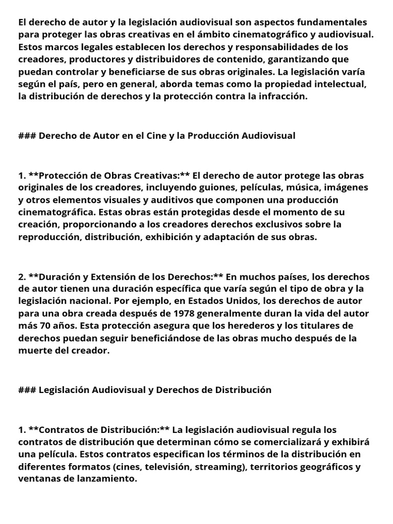 Cine Derecho de Autor | PDF | Derechos de autor | Infracción de copyright