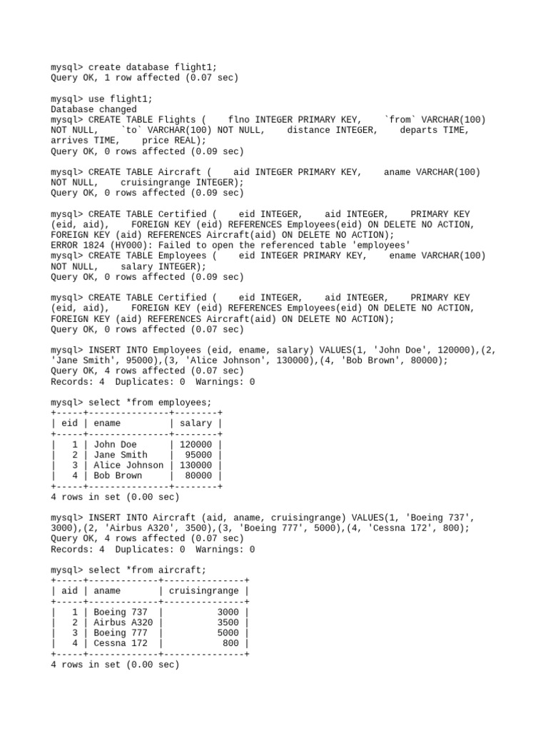 lab26q PDF Aircraft Databases