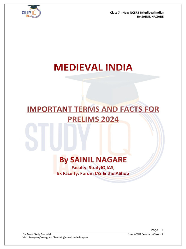 Class 7 New Ncert Prelims Oriented Pdf