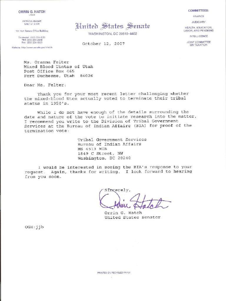 Official Letter Writing With Letterhead Example | PDF